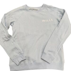 Jack Wills Light Blue Kids Sweatshirt Size 6